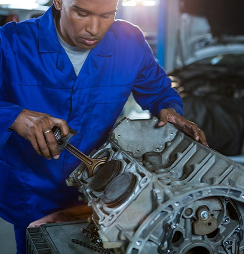 icon image for engine overheating problems.